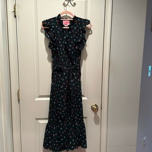 2021 Kate spade blackberry ruffle wrap dress. Never worn but tags are removed
